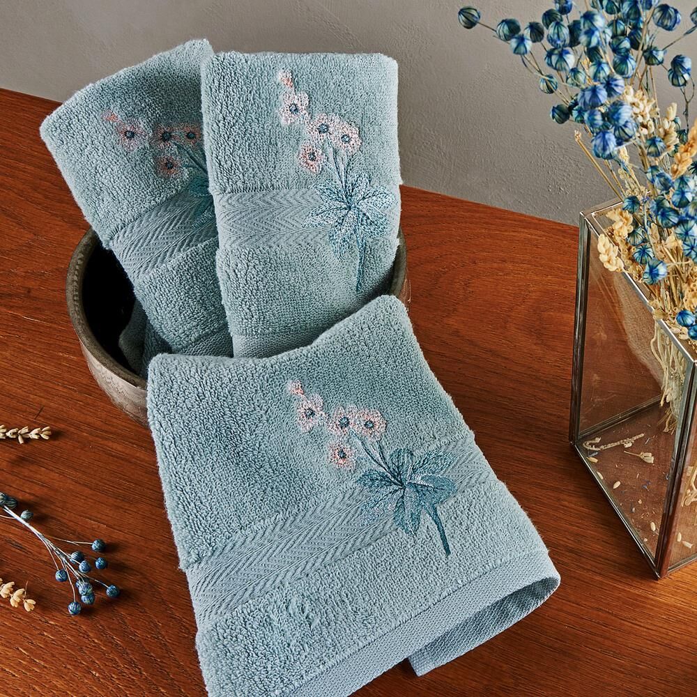 Evdema Petra 3' Lü El Havlusu Set Yeşil MC061494