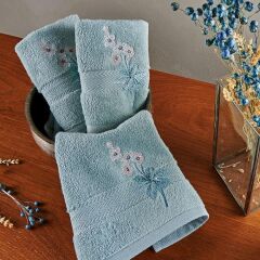 Evdema Petra 3' Lü El Havlusu Set Yeşil MC061494