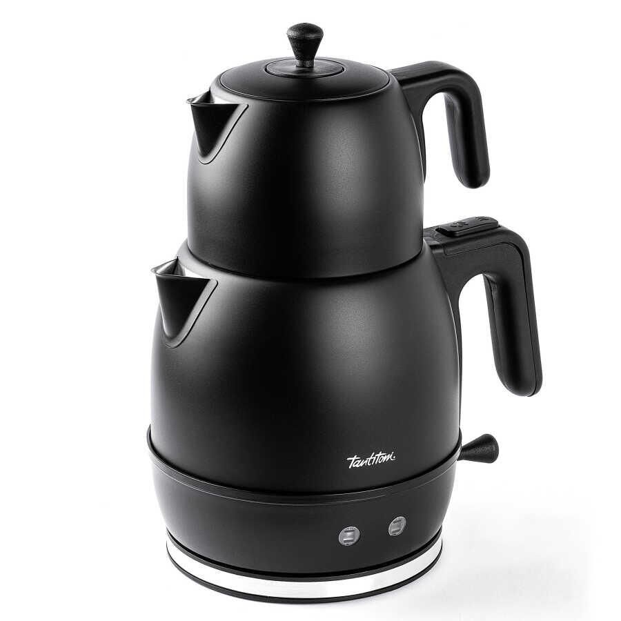 TANTİTONİ SİYAH ÇELİK ÇAY MAKİNESİ 1.2 L/1.7 Lİ,TRE