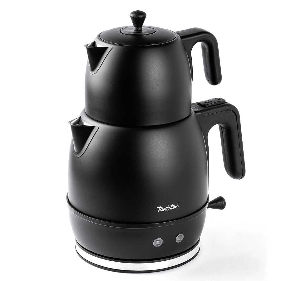 TANTİTONİ SİYAH ÇELİK ÇAY MAKİNESİ 1.2 L/1.7 Lİ,TRE