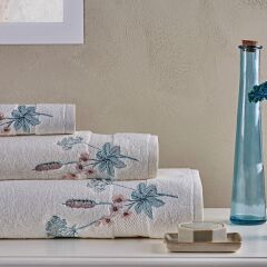 Evdema Petra 3' Lü Havlu Seti Kırık Beyaz MC062040