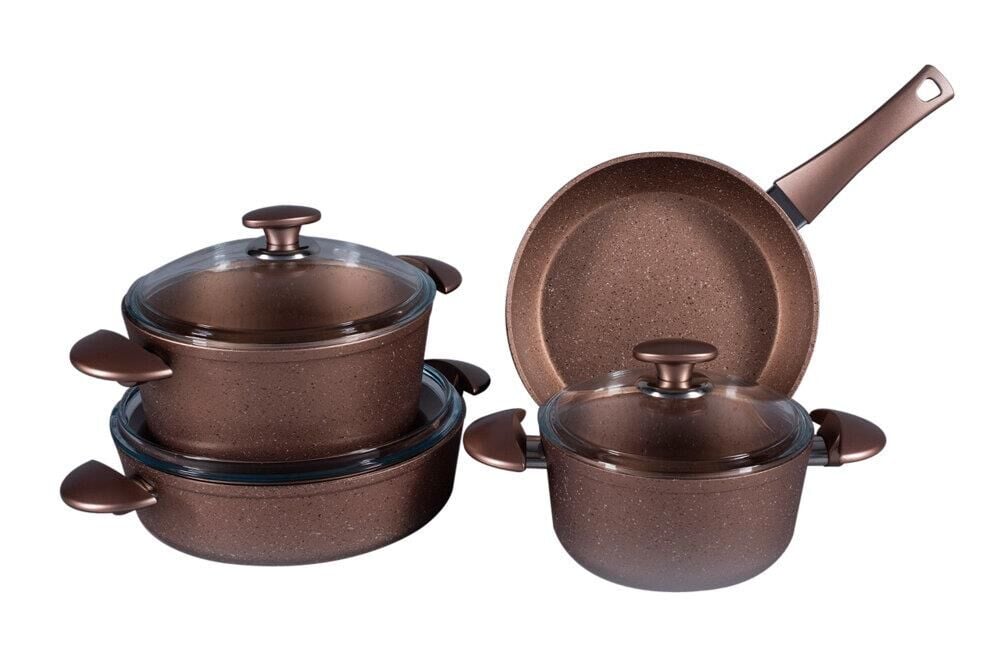 Porland Grena Bakır Tencere Takımı 7 Parça 04STY003908