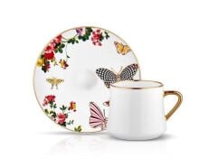 Koleksiyon Sufi Çay Fincan Seti 6lı Marıposa