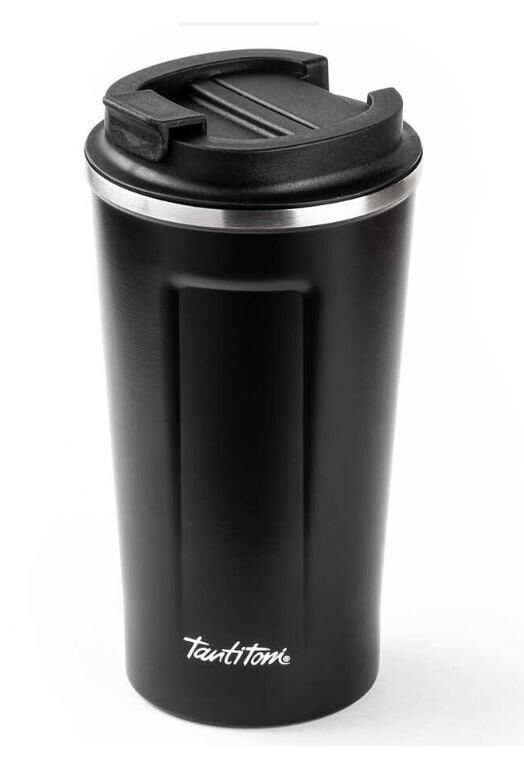 TANTİTONİ SİYAH COFFEE YAZILI PASLANMAZ ÇELİK TERMOS BARDAK 500 ML
