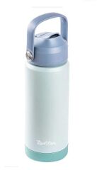TANTİTONİ MAVİ TUTAMAÇLI PASLANMAZ ÇELİK PİPETLİ TERMOS 500 ML