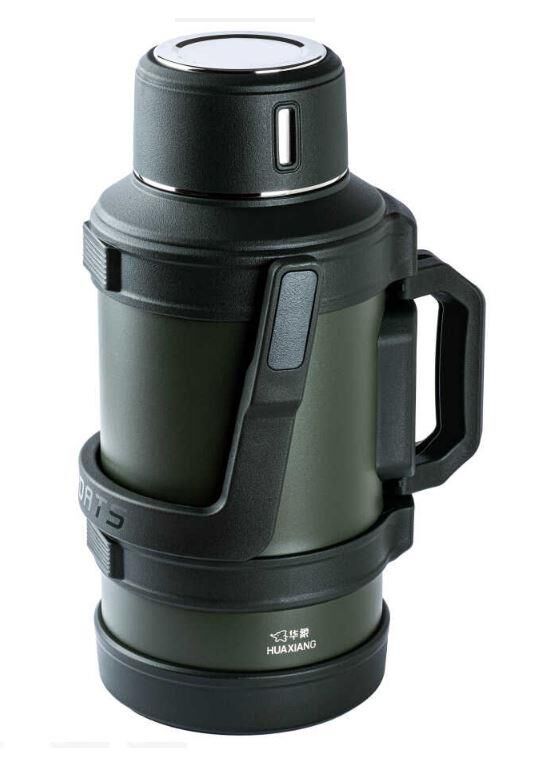 TANTİTONİ OKADI OUTDOOR YEŞİL KULPLU PASLANMAZ ÇELİK TERMOS 4 LT