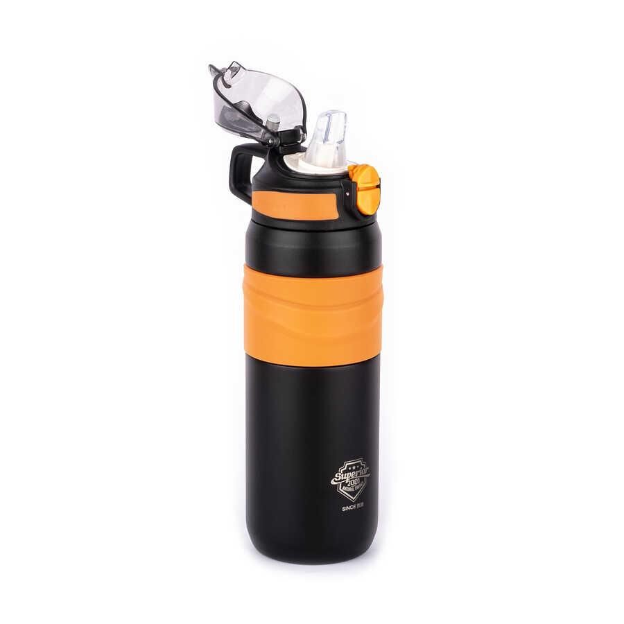 TANTİTONİ PASLANMAZ ÇELİK SİYAH PİPETLİ TERMOS 560 ML