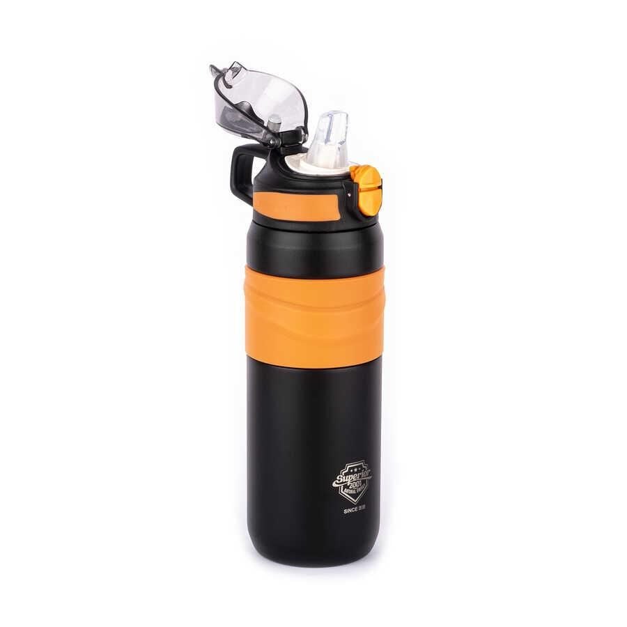 TANTİTONİ PASLANMAZ ÇELİK SİYAH PİPETLİ TERMOS 560 ML