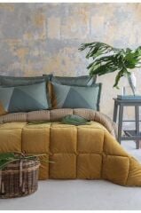 APRİCİTAS HOME UYKU SETİ SOFTLY PICASSA SAFRAN ÇİFT KİŞİLİK