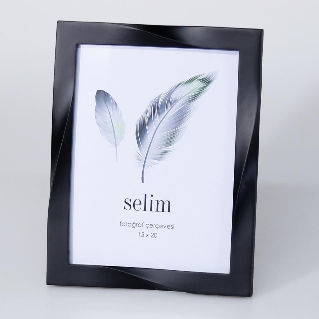 Selim Dekor 15x20 Curved Çerçeve Siyah