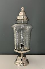 LAMEDORE SAMOVAR MUSLUKLU ŞERBETLİK NİKEL 23X20,5X48,5 CM