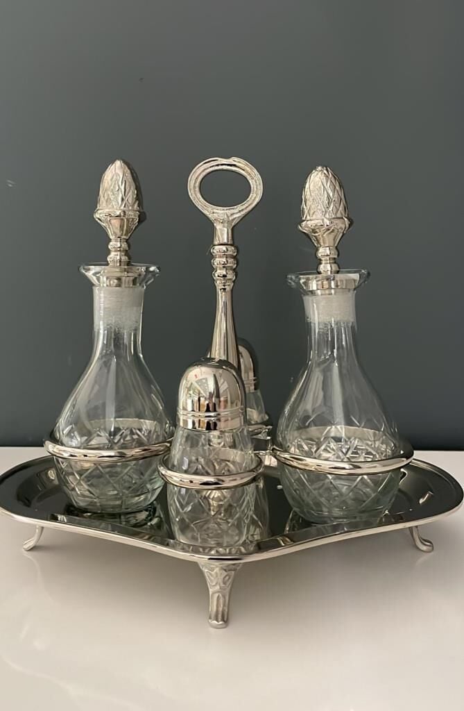 LAMEDORE YAĞ VE SİRKE SETİ 27X20X22,5 CM