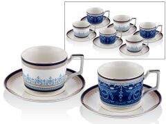 LAMEDORE BLUE BANUBE 6LI KAHVE FİNCANI 13,5X5,5 CM