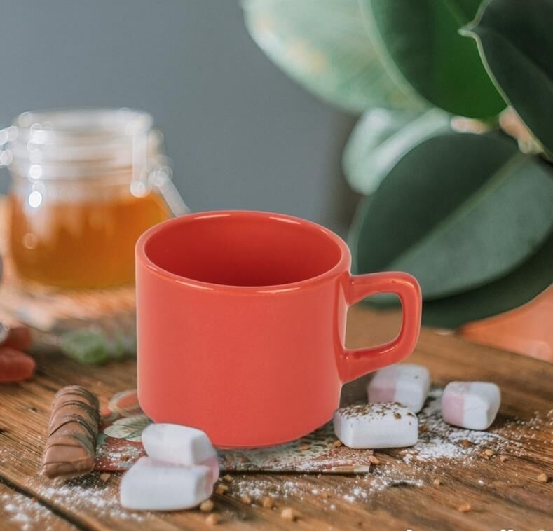 KERAMİKA FINCAN CAY STACKABLE 8 CM TURUNCU 207