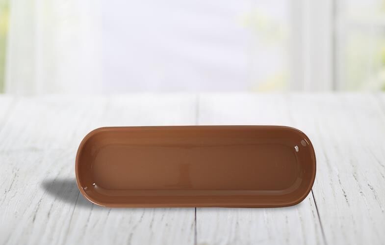 KERAMİKA KAYIK NOYAN 26X9 CM SÜTLÜ KAHVE 606