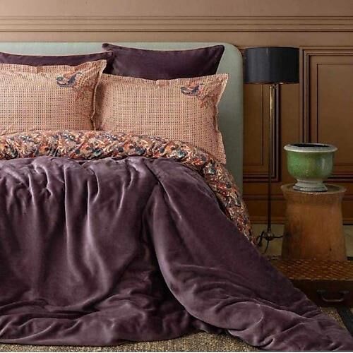 APRİCİTAS HOME MY TOUCH ANTİCA MÜRDÜM BATTANİYELİ NEVRESİM TAKIMI Ç.K