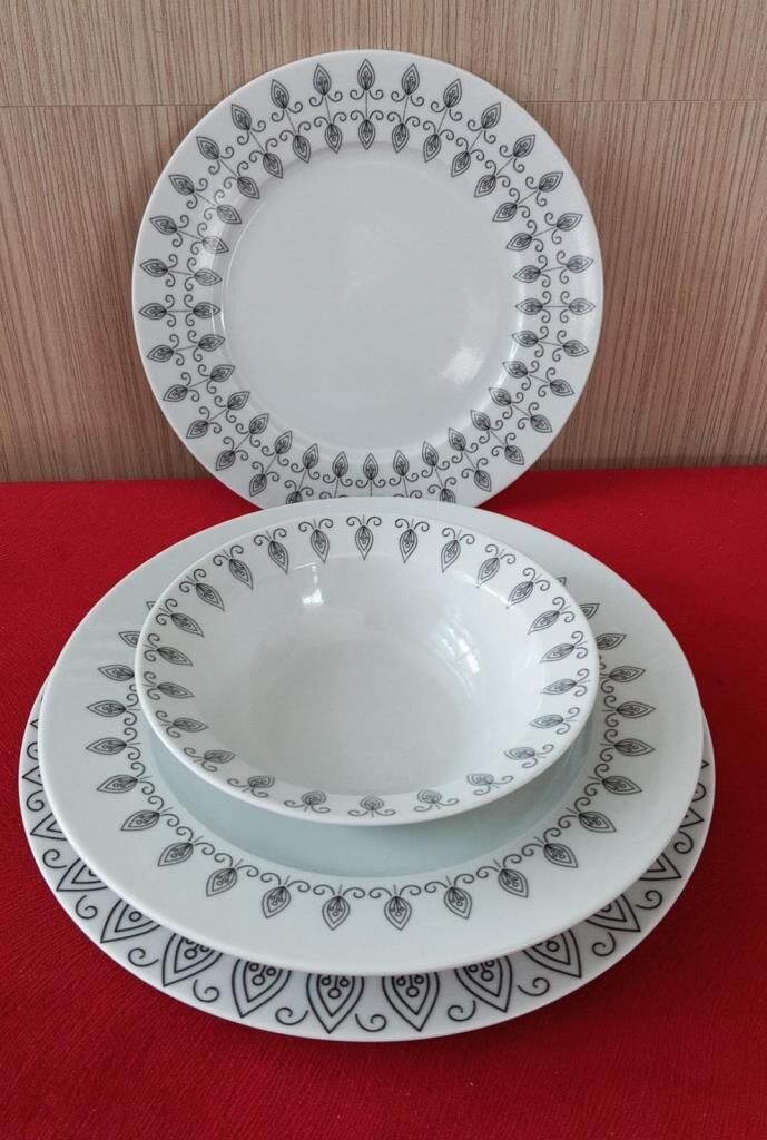 KÜTAHYA PORSELEN LEONBERG 24 PARÇA YEMEK TAKIMI NANO