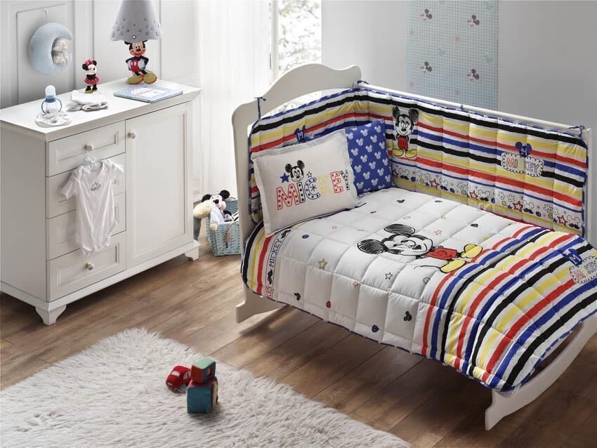 Taç Disney Mickey Skecth Baby Tek Kişilik Uyku Seti
