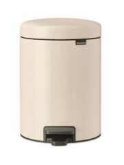 BRABANTİA NEWICON SOFT BEIGE PEDALLI ÇÖP KUTUSU 5 LİTRE