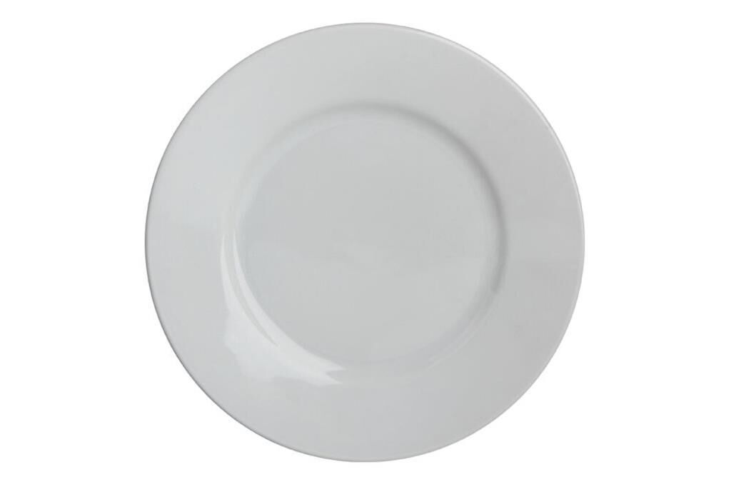 Porland Bella 12 Adet Beyaz Düz Tabak 21cm