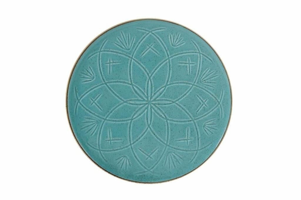 Porland Christina Turkuaz Düz Tabak 27cm 04ALM003546