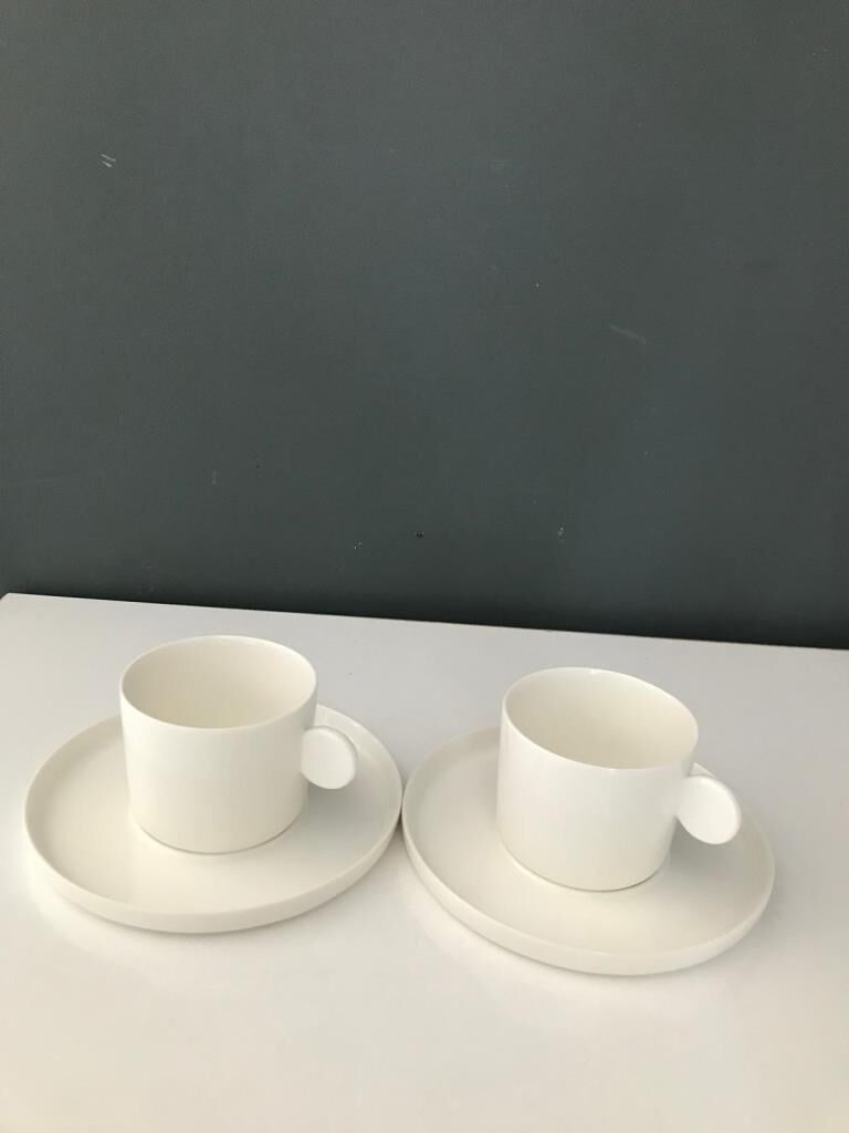 TANTİTONİ THIN BEYAZ PORSELEN 2 Lİ FİNCAN SETİ 140 ML
