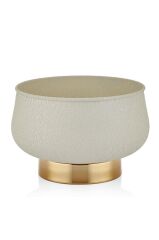 SETABİANCA TEXTURED DARKSAKSI CREAM GOLD 29*29*20 cm