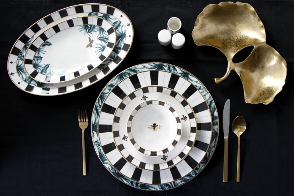 Porland Palms 60 Parça 12 Kişilik Yemek Takımı 04ALM005910