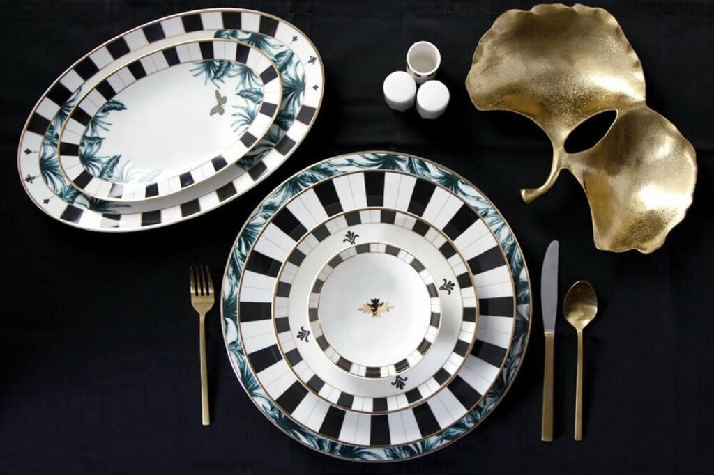 Porland Palms 60 Parça 12 Kişilik Yemek Takımı 04ALM005910