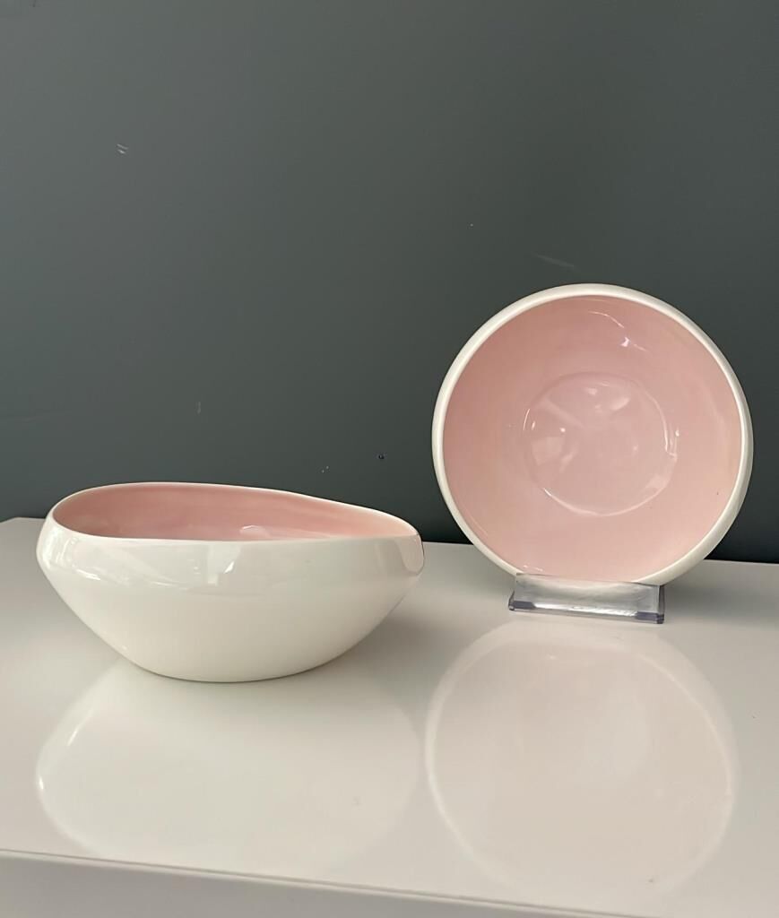 TANTİTONİ SKY PEMBE PORSELEN 2 Lİ KASE SETİ 14.4 CM