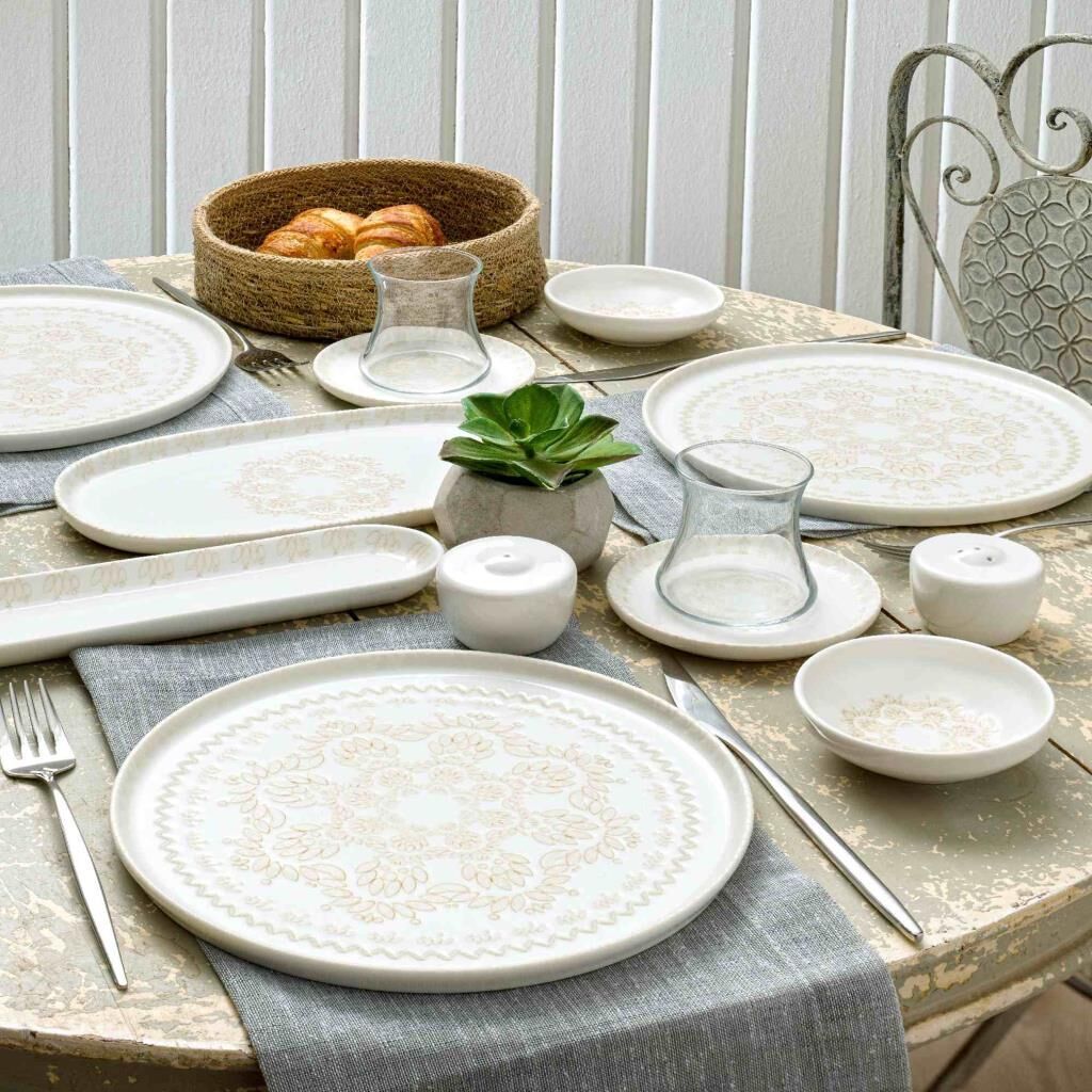 PİERRE CARDİN JADE 28 PARÇA KAHVALTI TAKIMI