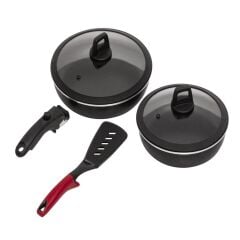 PİERRE CARDİN MOTTO 6 PARÇA TAVA SETİ SPATULA HEDİYELİ