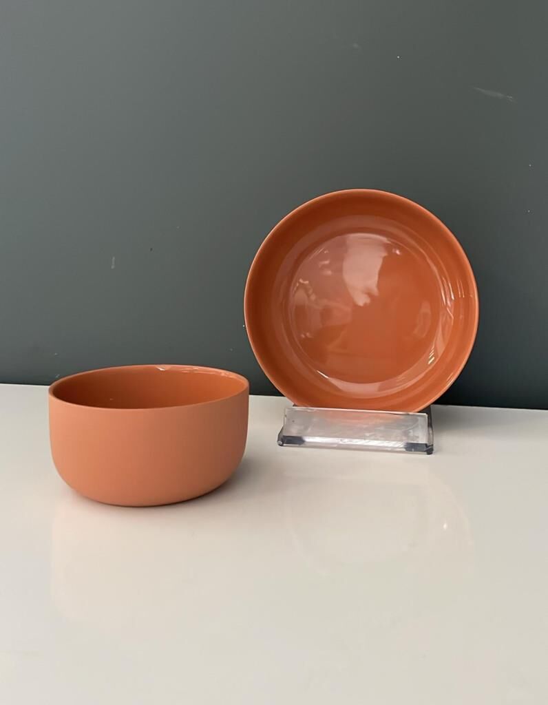 TANTİTONİ TERRACOTTA PORSELEN 2 Lİ KASE SETİ