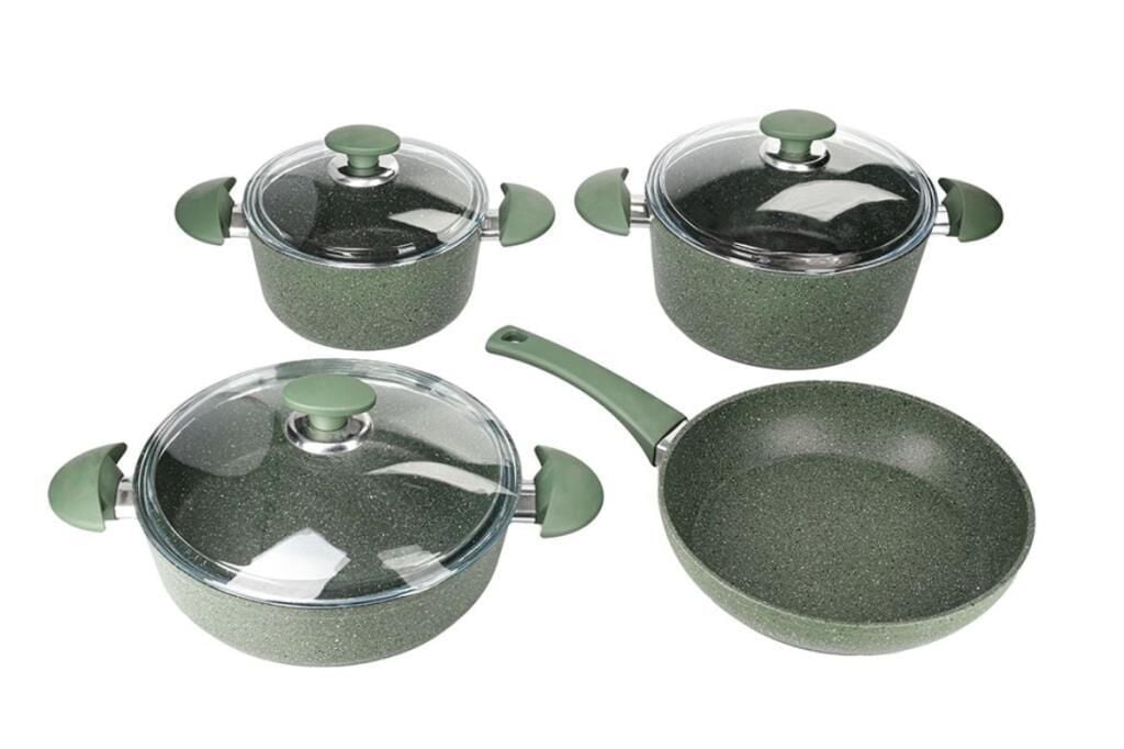Porland Santino Yeşil Tencere Takımı 7 Parça 04FST001772