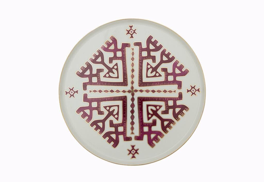 Porland Arabesque Desen6 Düz Tabak 27cm 04ALM006005