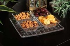 Roy King CHESTER 4'LÜ TABAKLI CAM KASE