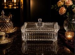 ROYKING JTELE DİKDÖRTGEN KAPAKLI  ŞEKERLİK 25X12X14 CM