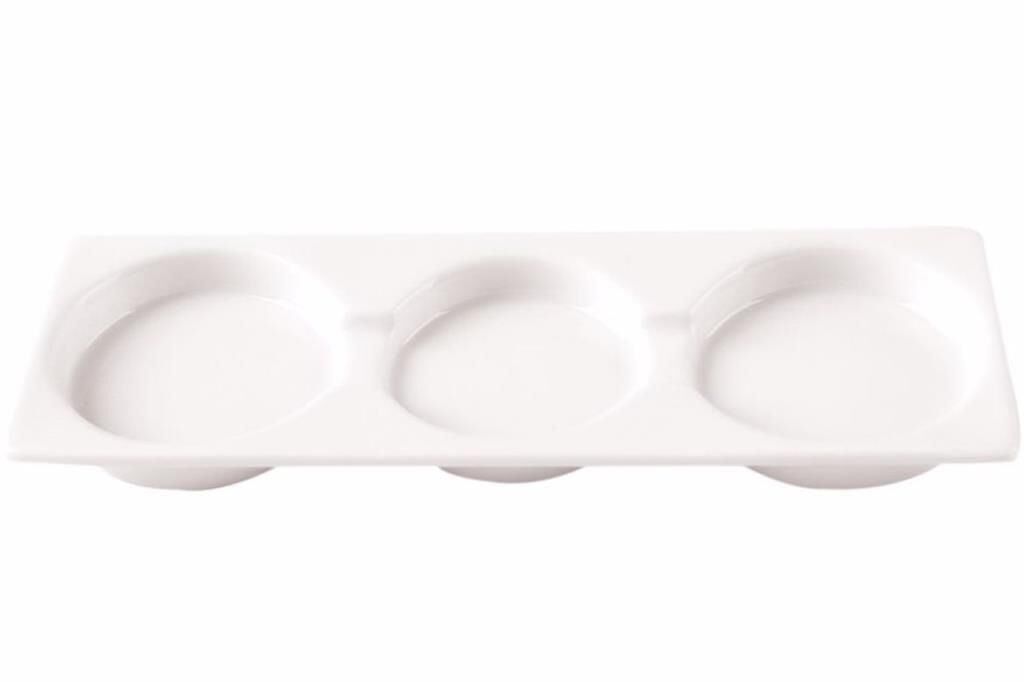 PORLAND BEYAZ MENAJ ALTLIĞI 18 CM 12 ADET