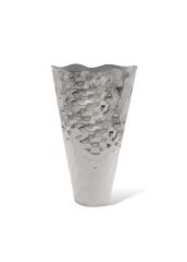 THE MİA DEKORATİF VAZO GÜMÜŞ 19*9*32 CM