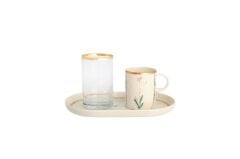 Porland Botanical Kahve&İkram Takımı 3 Parça 04ALM006503