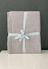 TAÇ MONET GRİ PİKE TEK KİŞİLİK