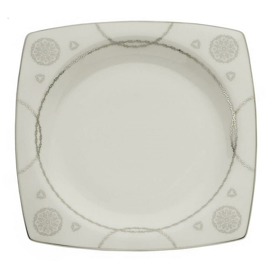 Kütahya Porselen Bone Mare 62 Parça 9676 Desenli Yemek Takımı