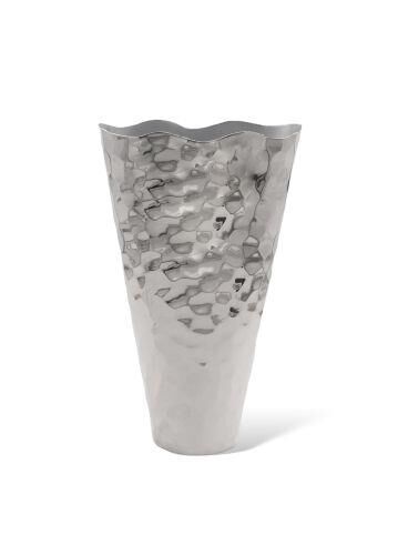 THE MİA DEKORATİF VAZO GÜMÜŞ 25*10*41 CM