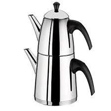 Aryıldız De Luxe Siyah Büyük Çaydanlık Takımı