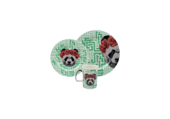 DECORIUM 18 Parça Yemek Takımı Kaplan-Panda-Zebra  M06117