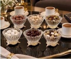PRİME DECOR LARA GÜMÜŞ 6 LI LOKUMLUK