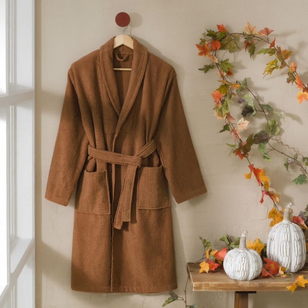 TAÇ ŞALYAKA PAMUK BORNOZ TARÇIN S/M