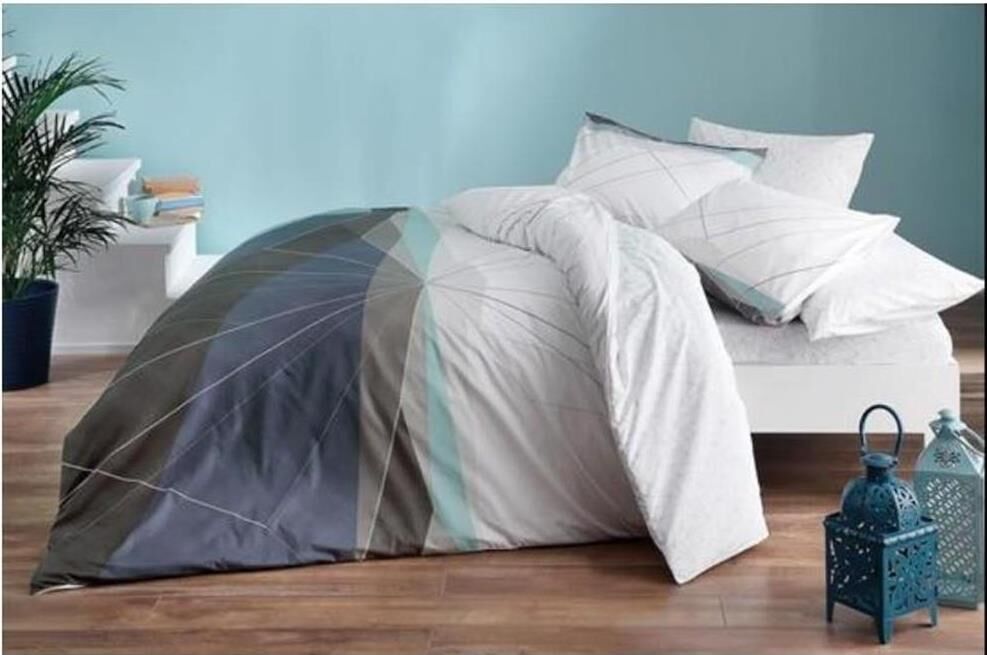 Taç Power Ranforce Çift Kişilik Nevresim Takımı Gri