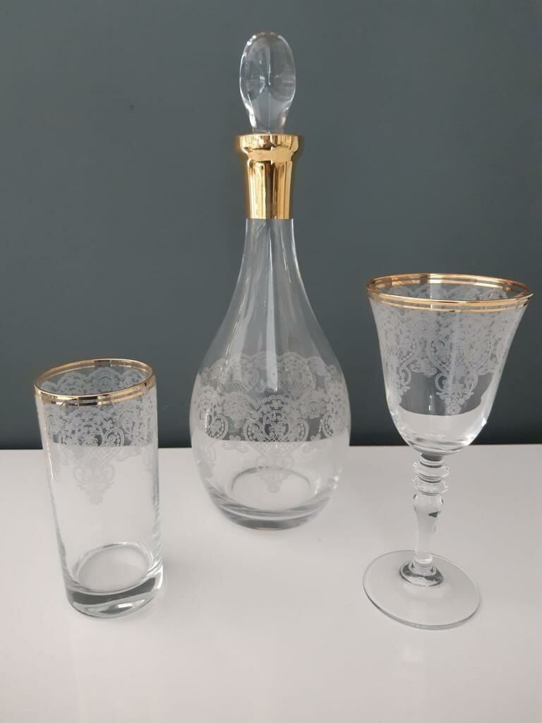 Decorium 25 Parça Su Seti Marbella 01 (Şişe 12 li)