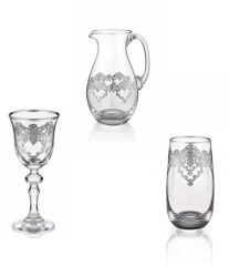 Decorium 25 Parça Su Seti Marbella (Sürahi 12 li)